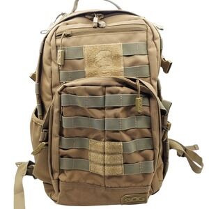 SOG Brown Tactical Backpack MOLLE Outdoor Hunting Pack One Size Zip Men Rucksack